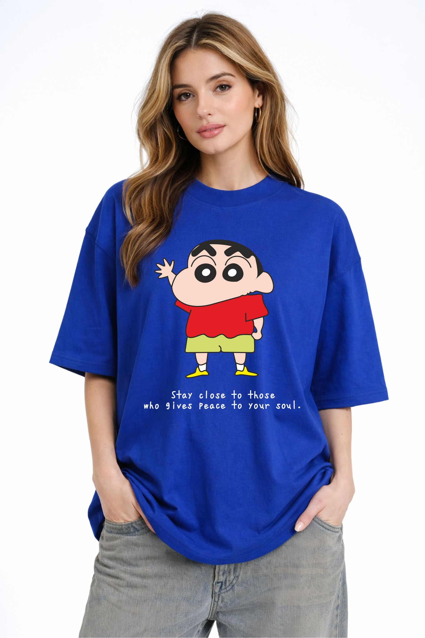 Shin-chan Printed Oversize T-shirt