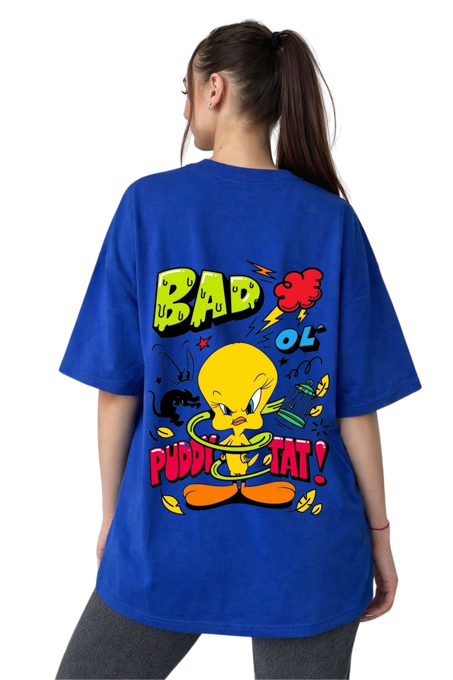 Bad ol Putty Tat Oversized T-shirt