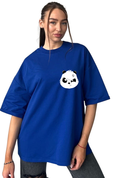 Panda Printed oversize Tee
