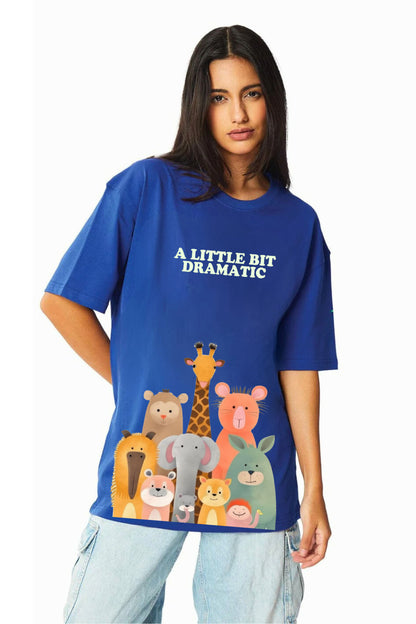 Animal Printed Oversize Tee