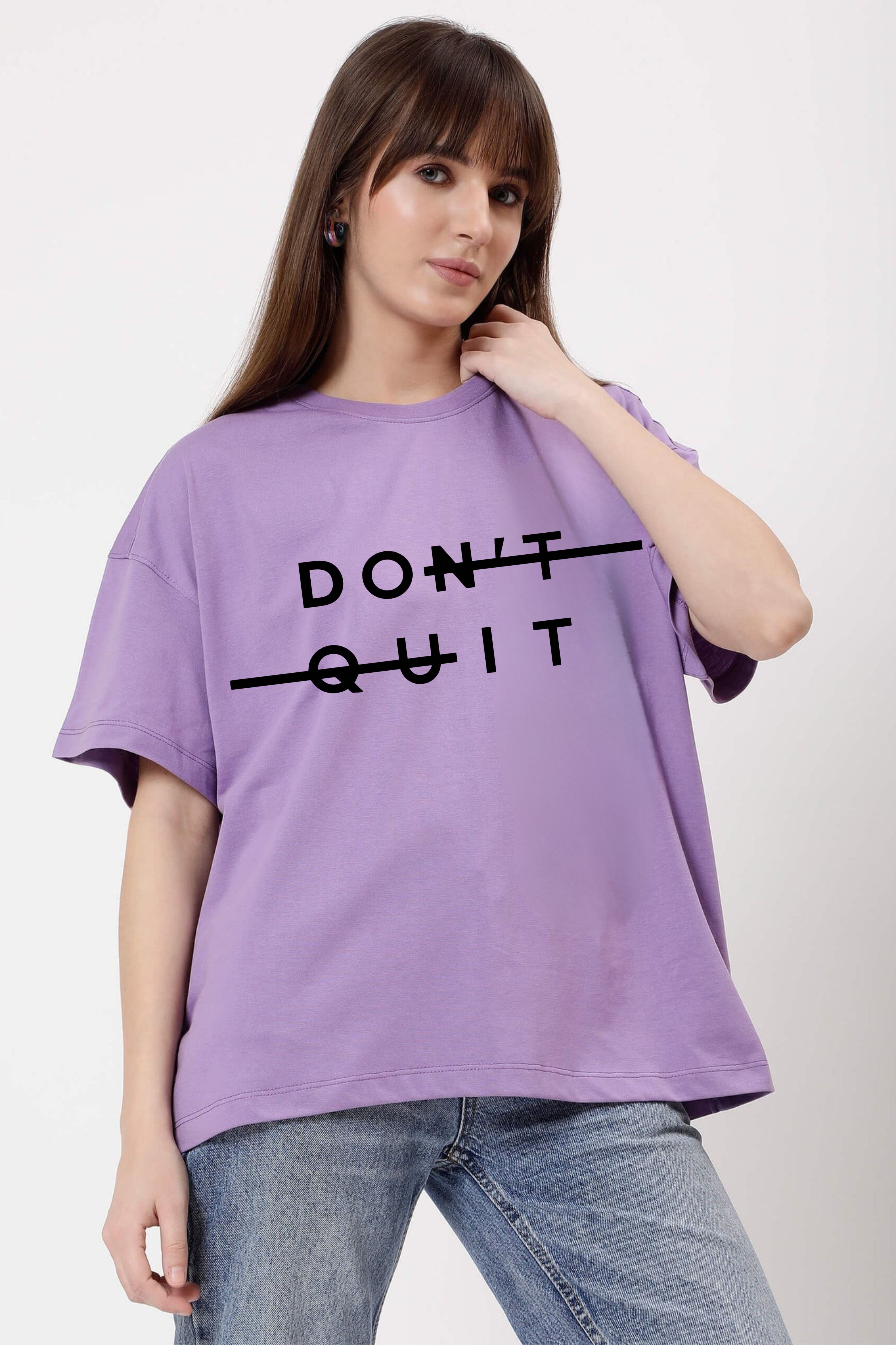 Dont Quit Printed Tshirt