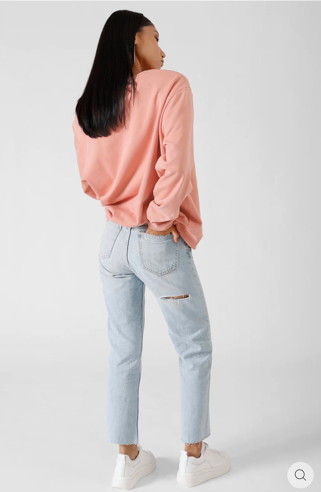 Wefree printed oversize sweatshirt