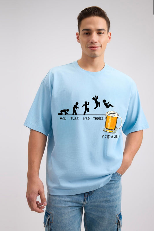 Chill Mode On Oversize Tee