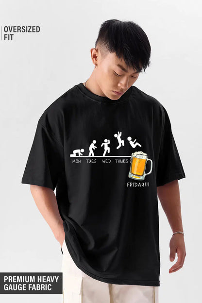 Chill Mode On Oversize Tee