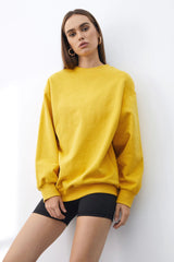 Women’s yellow oversize sweatshirt
