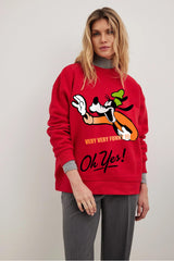 Funny You oversize Printed Sweatshirt