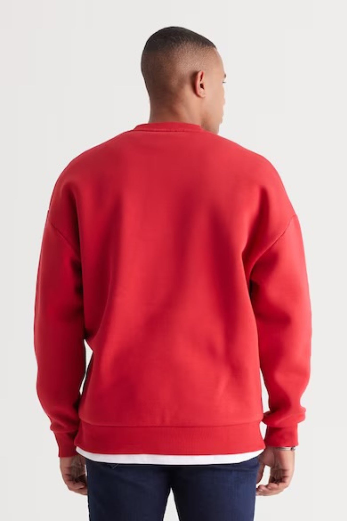 Good times always printed oversize sweatshirt