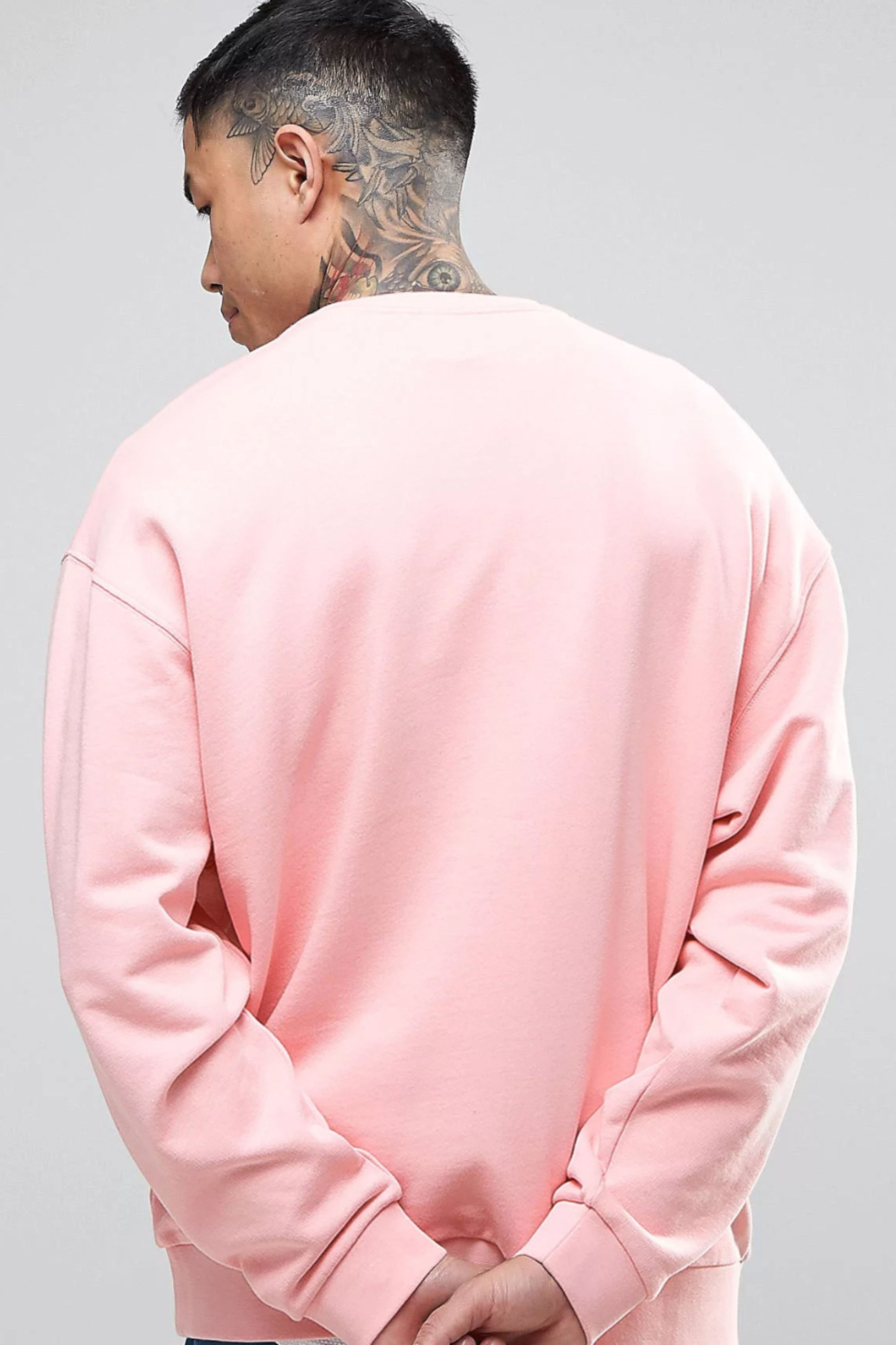 Good times always printed oversize sweatshirt