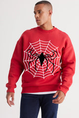Spider printed oversize sweatshirt