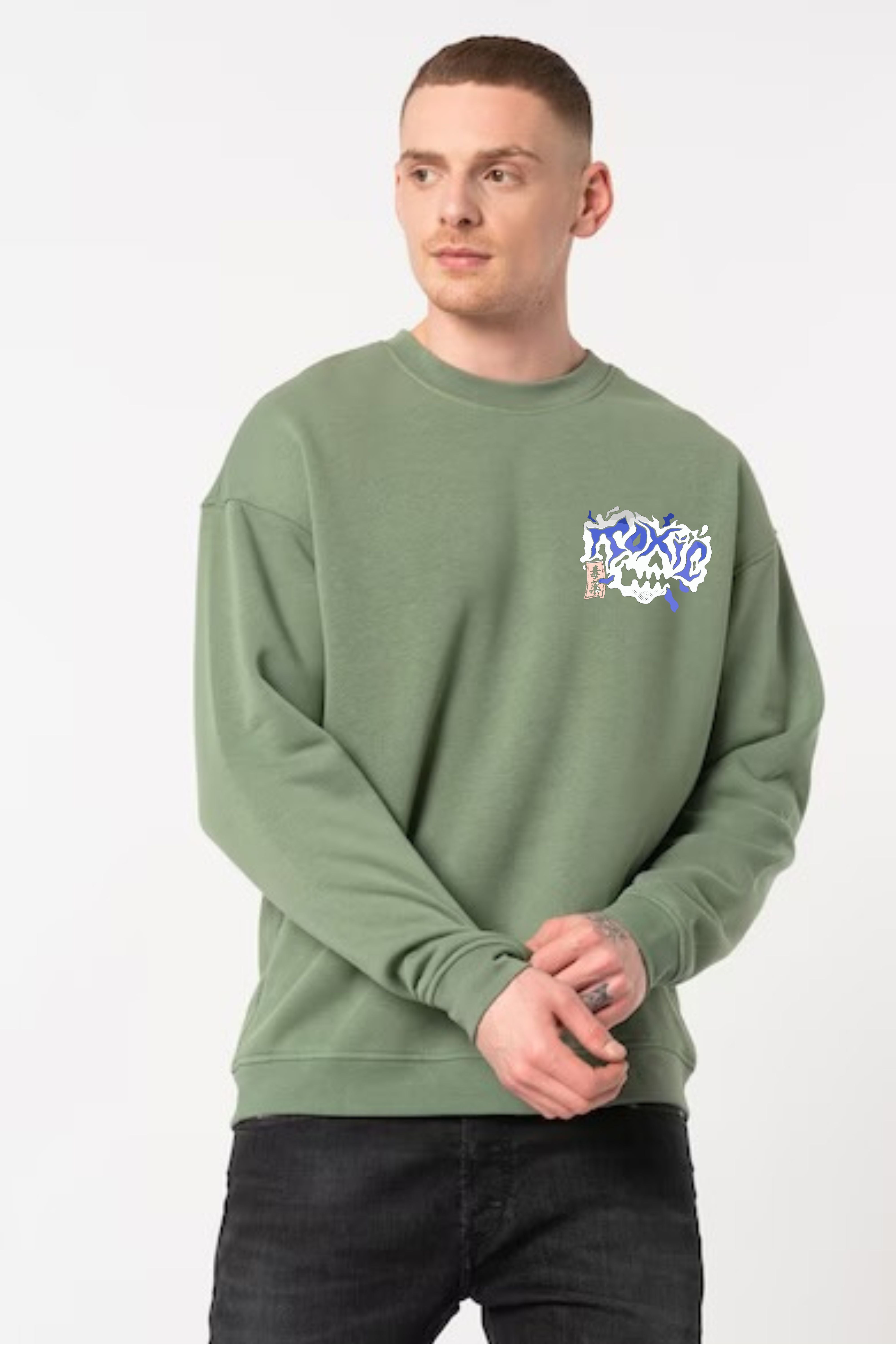 Toxic printed oversize sweatshirt