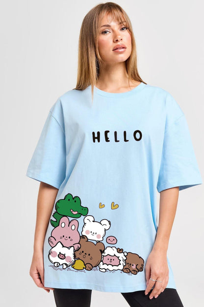 Hello Oversize T-shirt