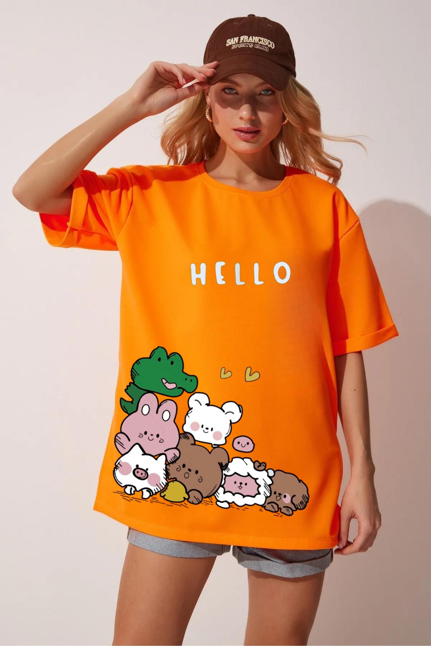 Hello Oversize T-shirt
