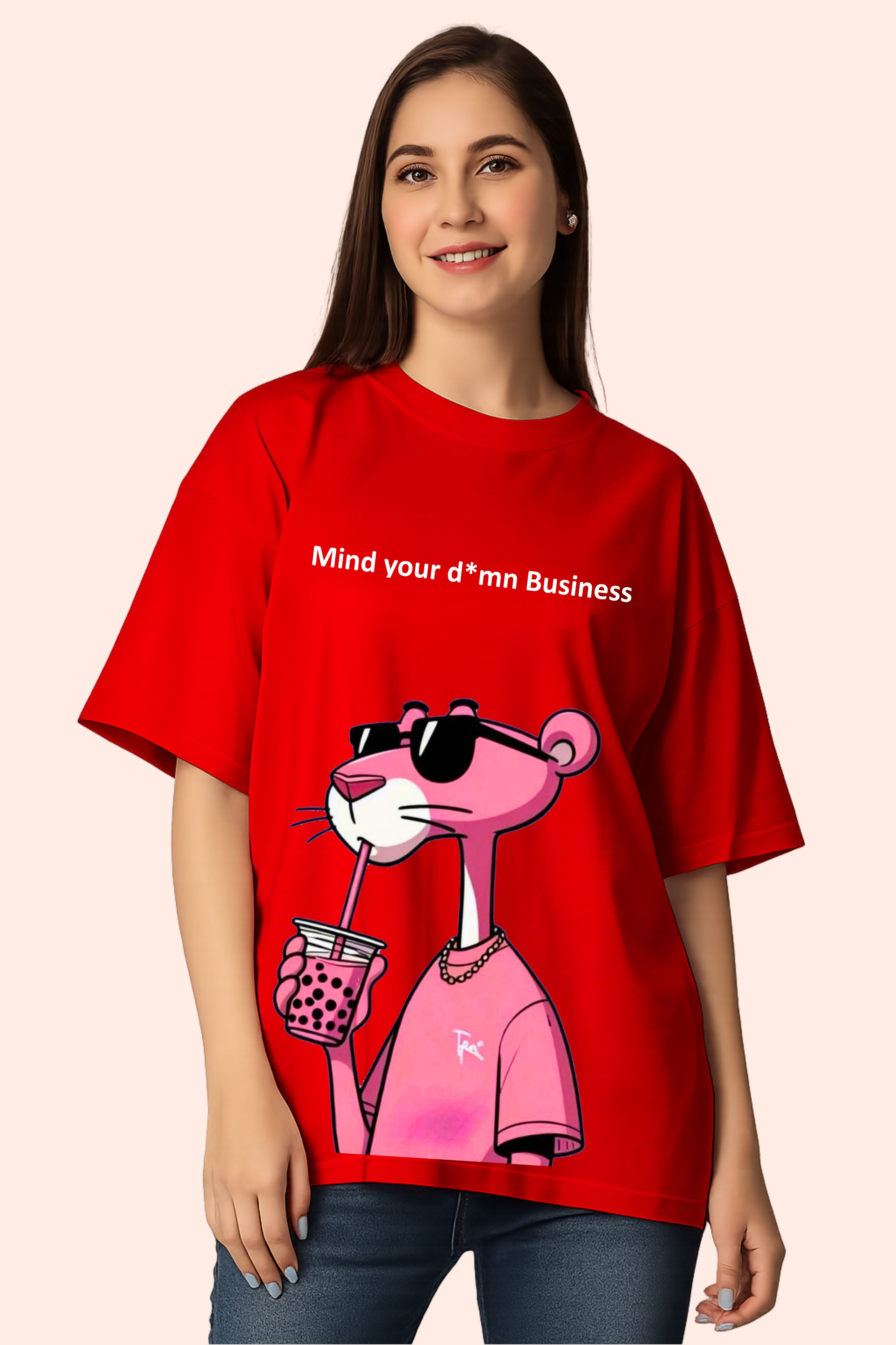 Pink Panther Oversize T-shirt for women