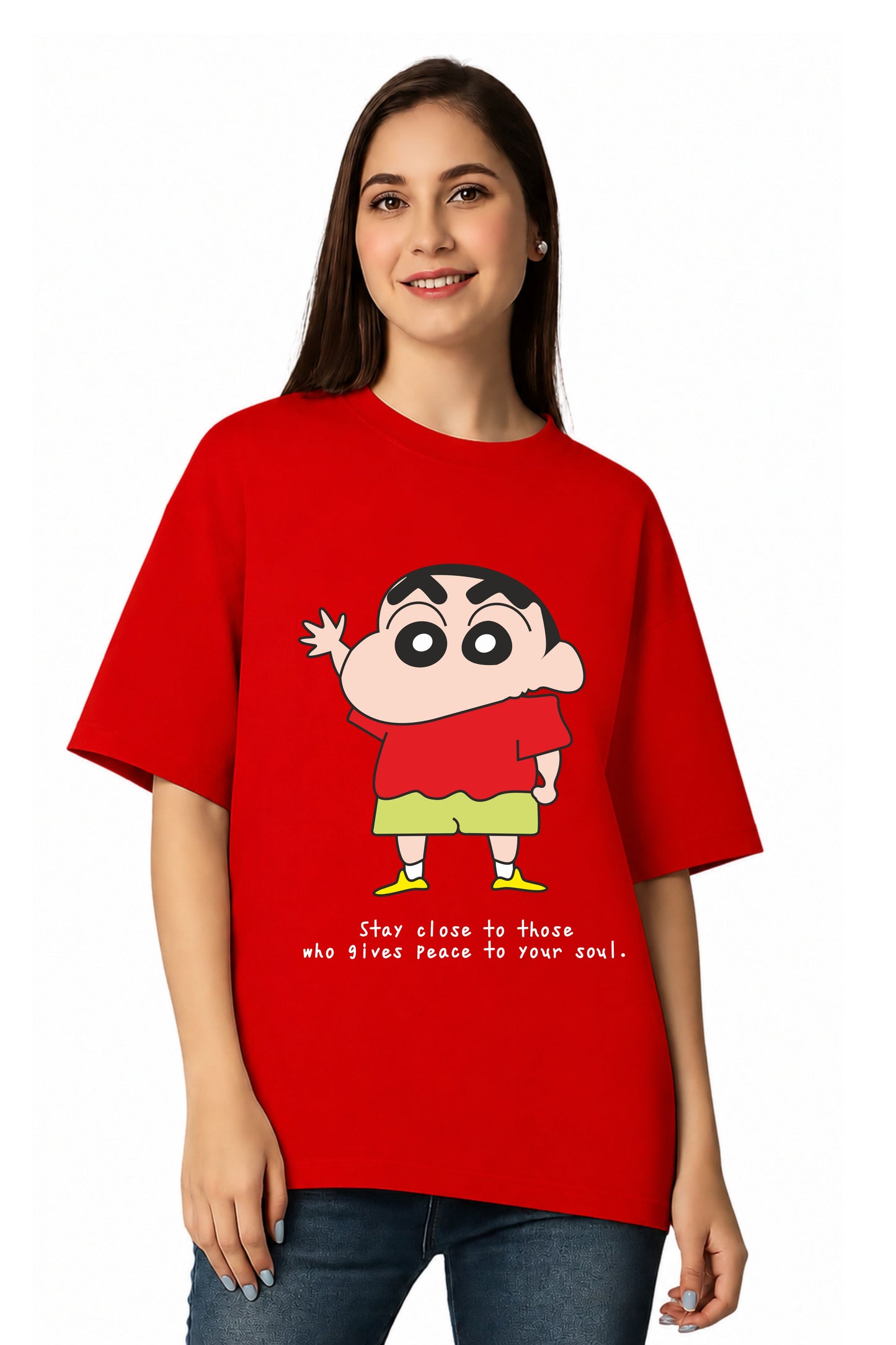 Shin-chan Printed Oversize T-shirt