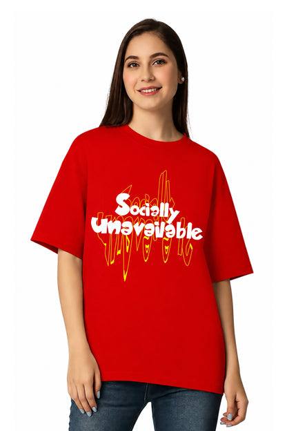 Socially Oversize T-shirt for women