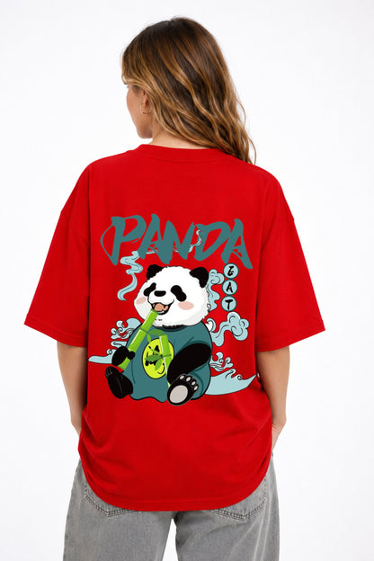 Panda Printed oversize Tee