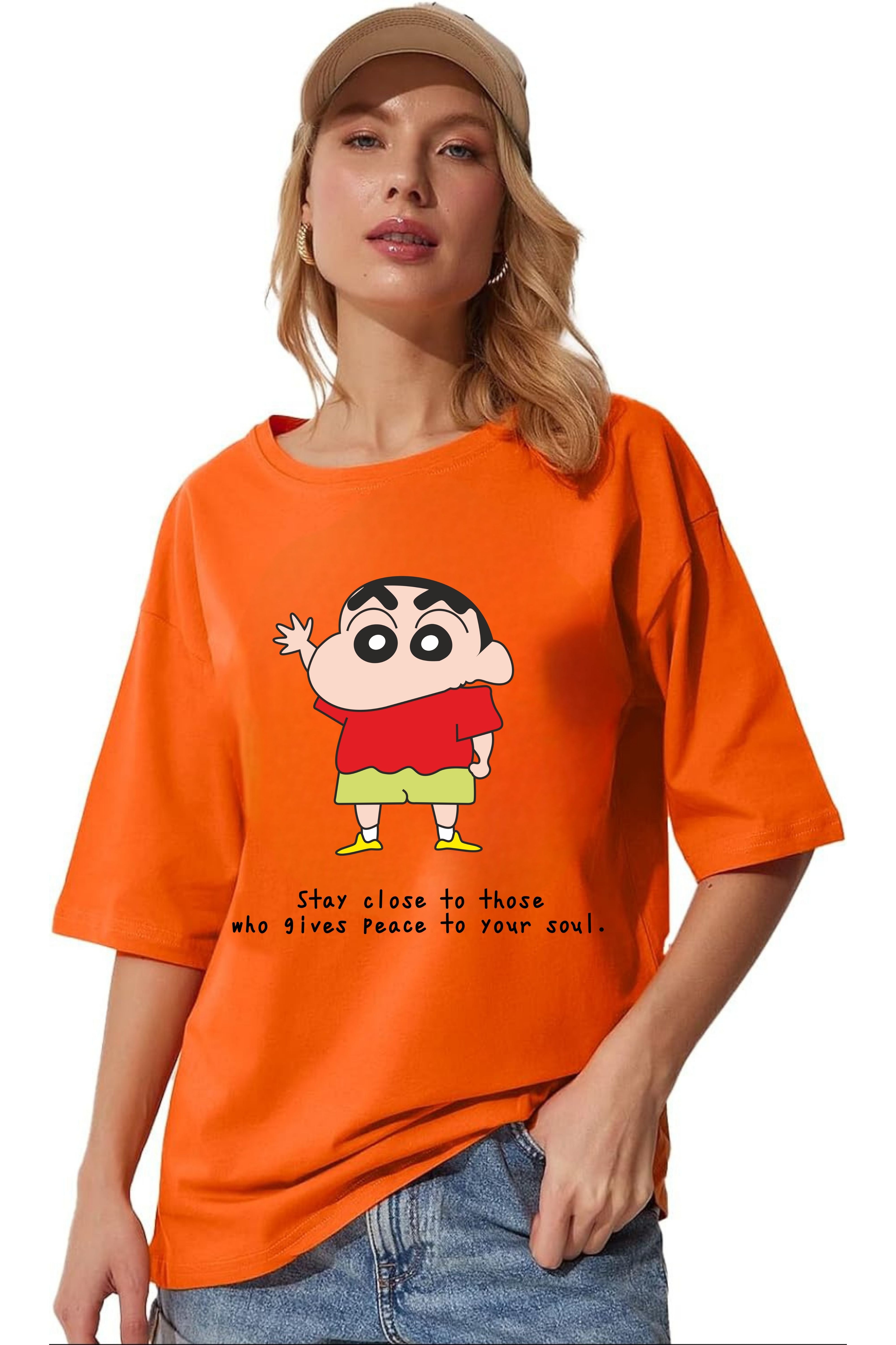 Shin-chan Printed Oversize T-shirt