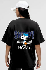 SNOOPY PRINTED OVERSIZE T-SHIRT