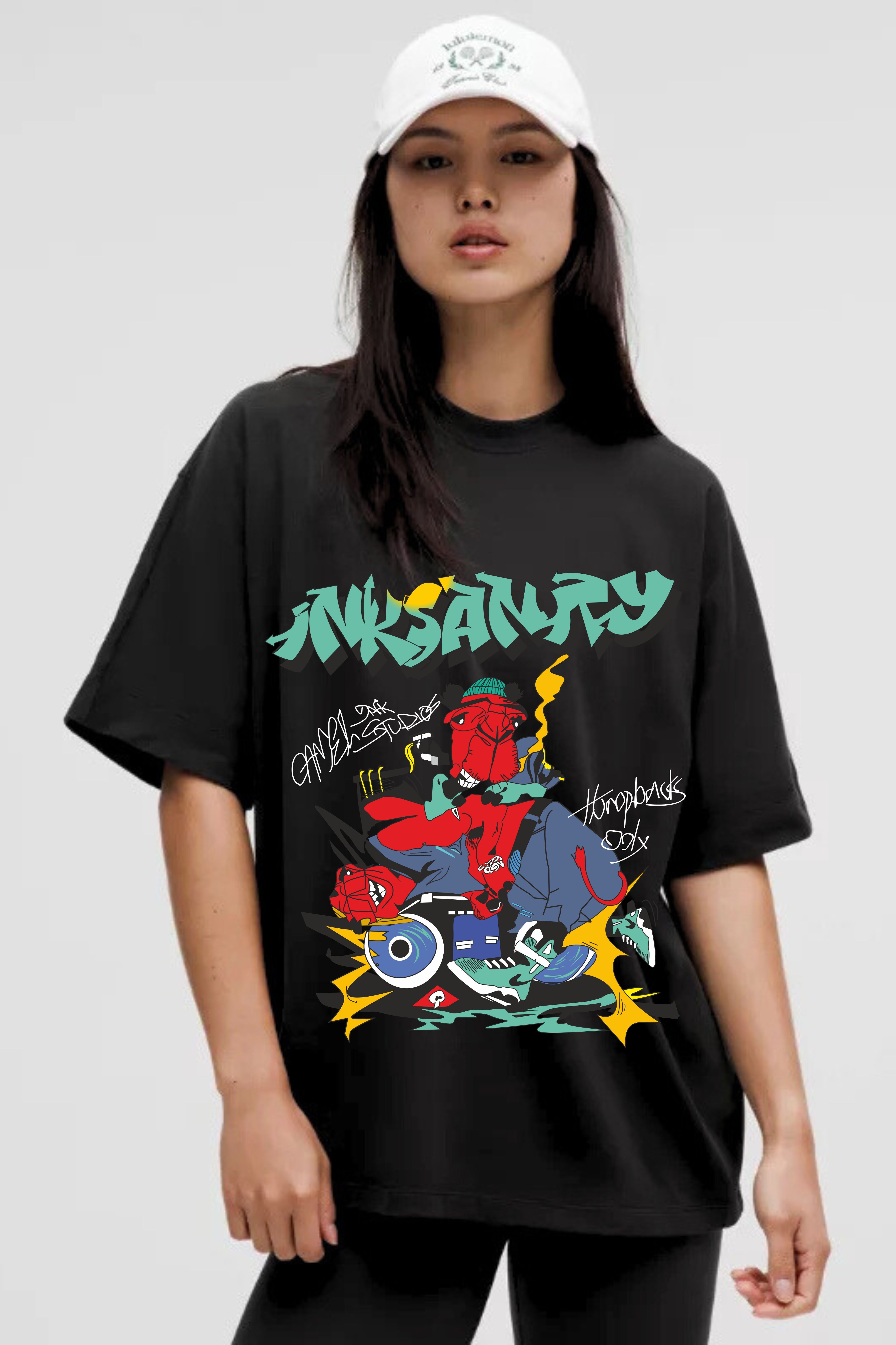 Inksankry Graphic Oversize T-shirt