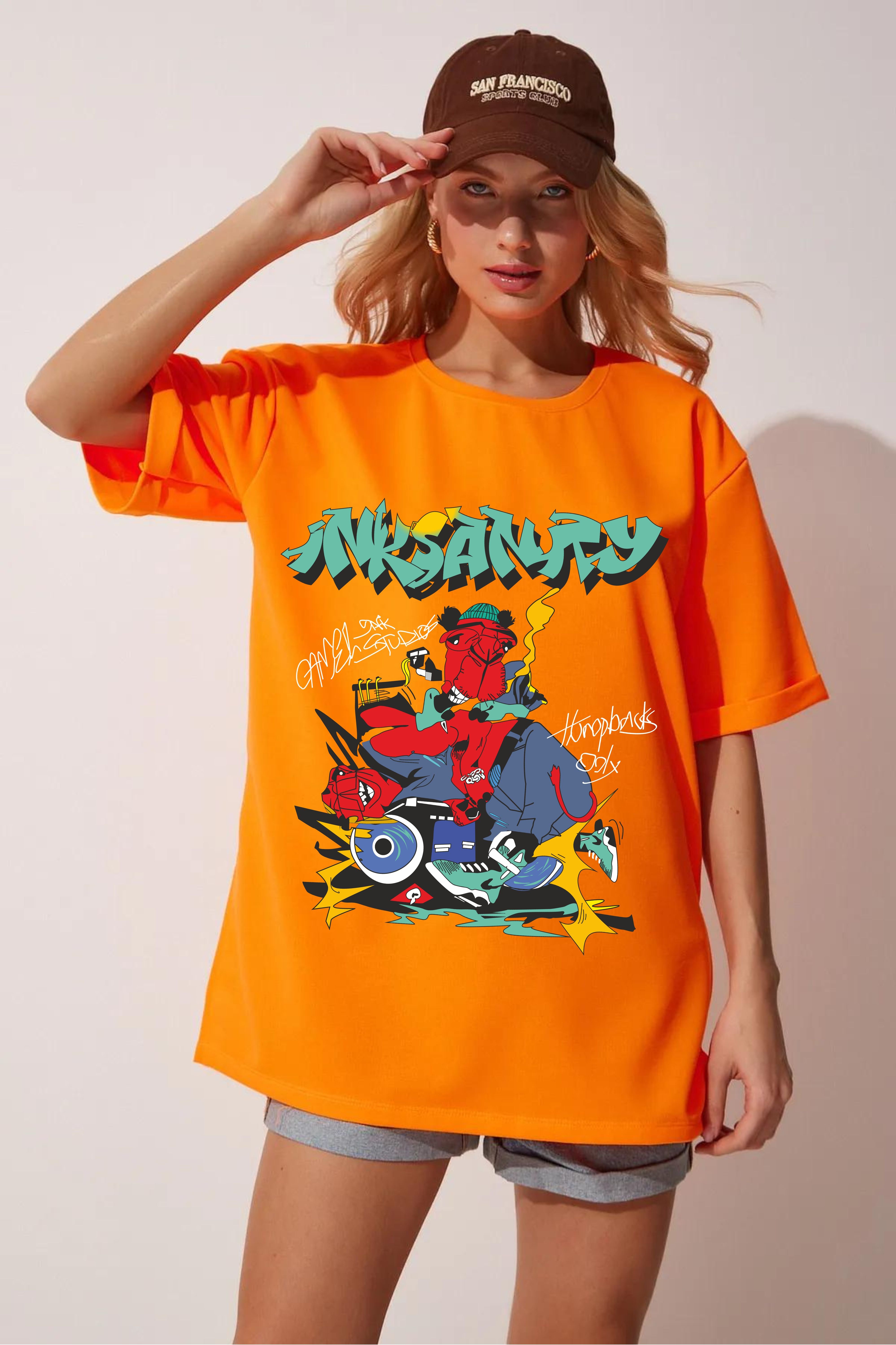 Inksankry Graphic Oversize T-shirt