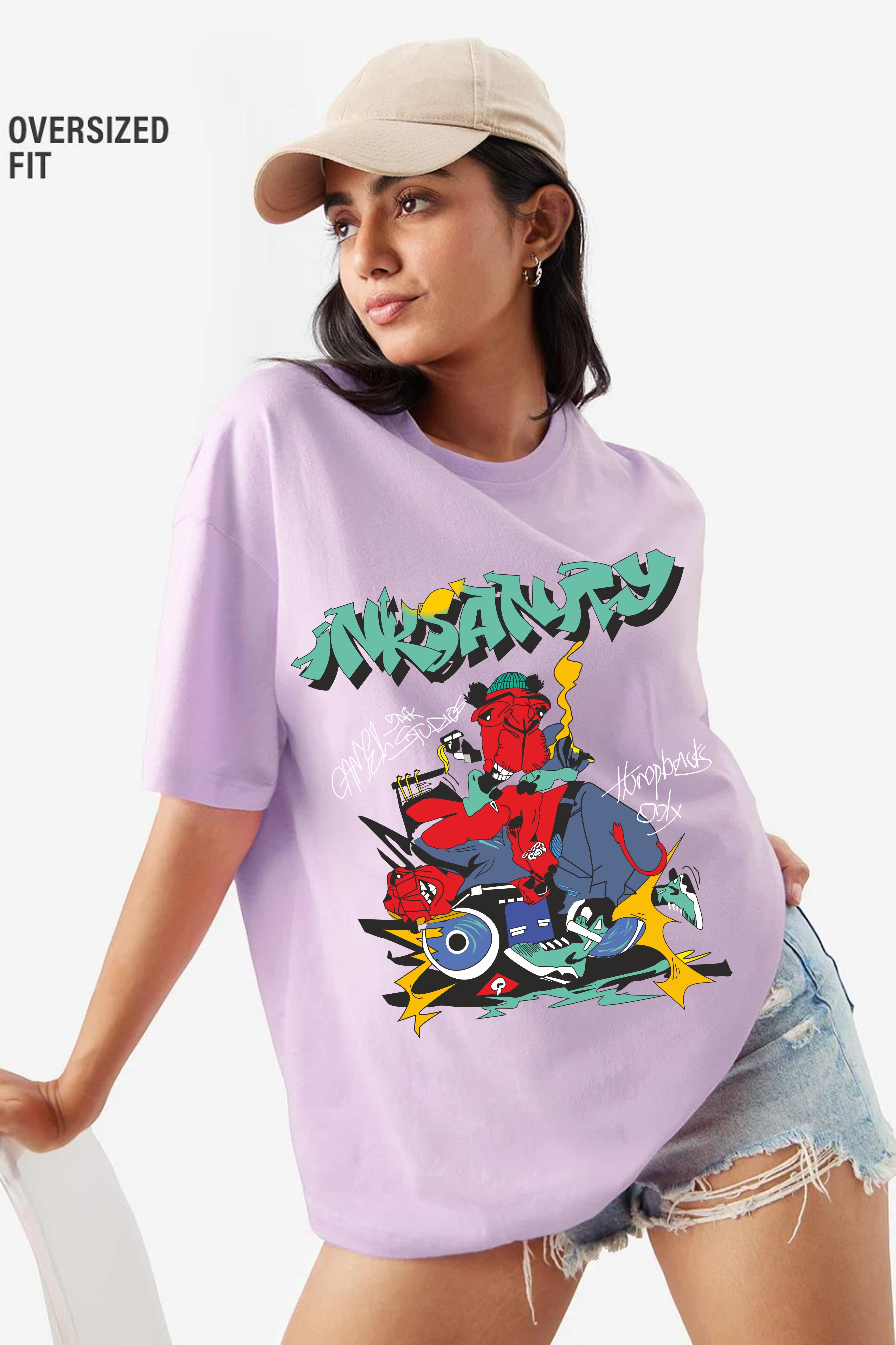 Inksankry Graphic Oversize T-shirt