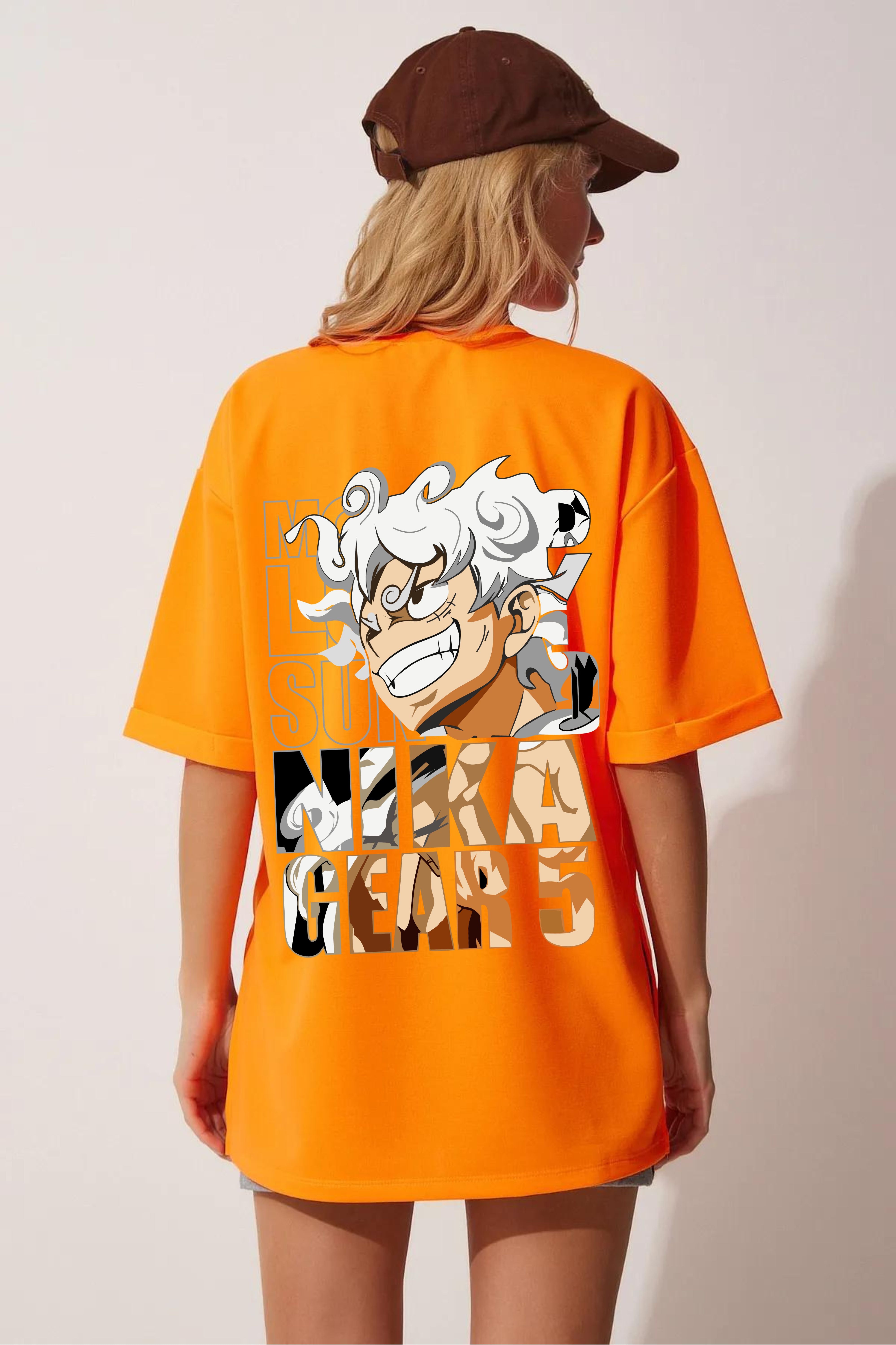 Anime printed oversize T-shIrt