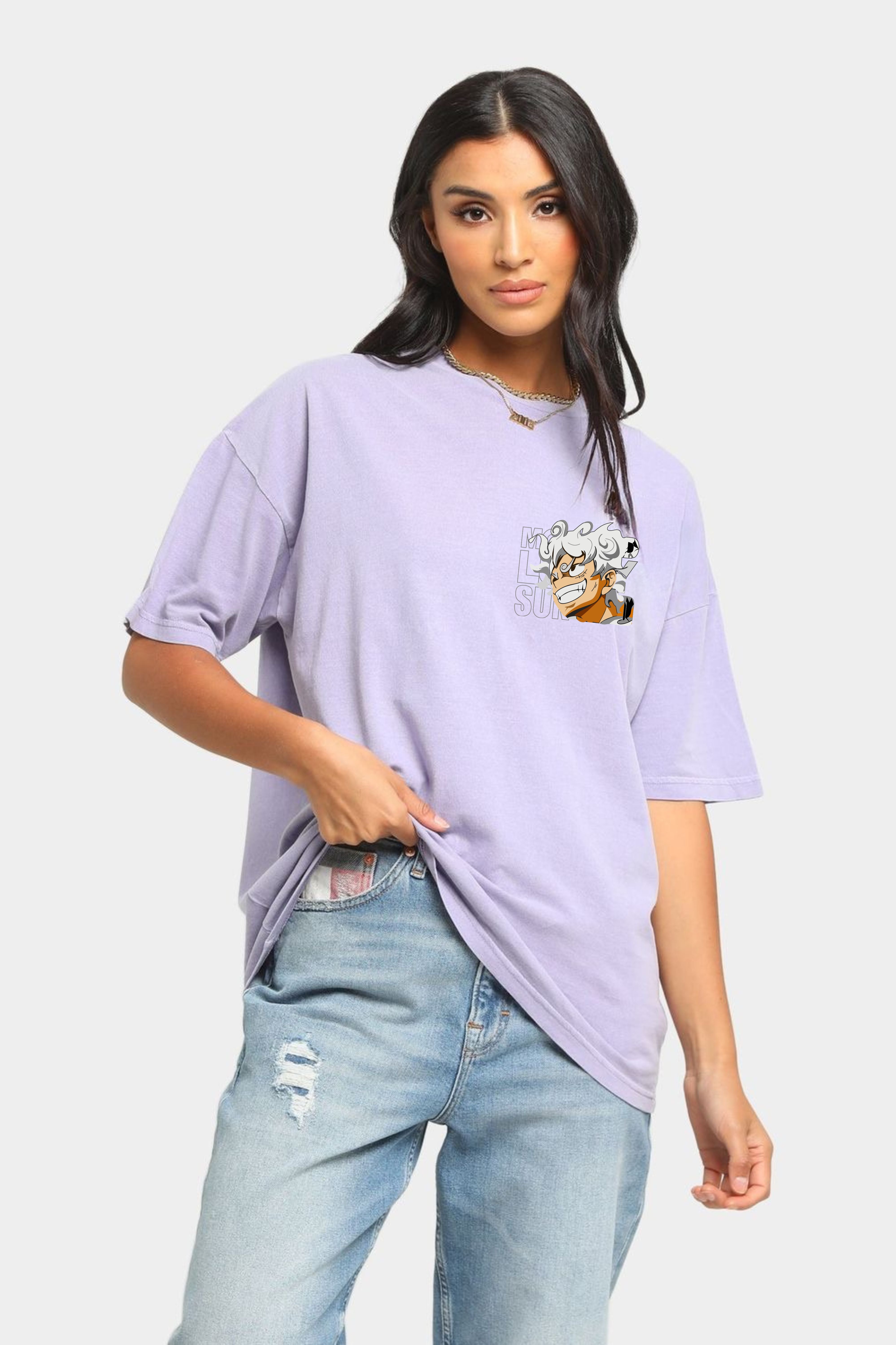 Anime printed oversize T-shIrt