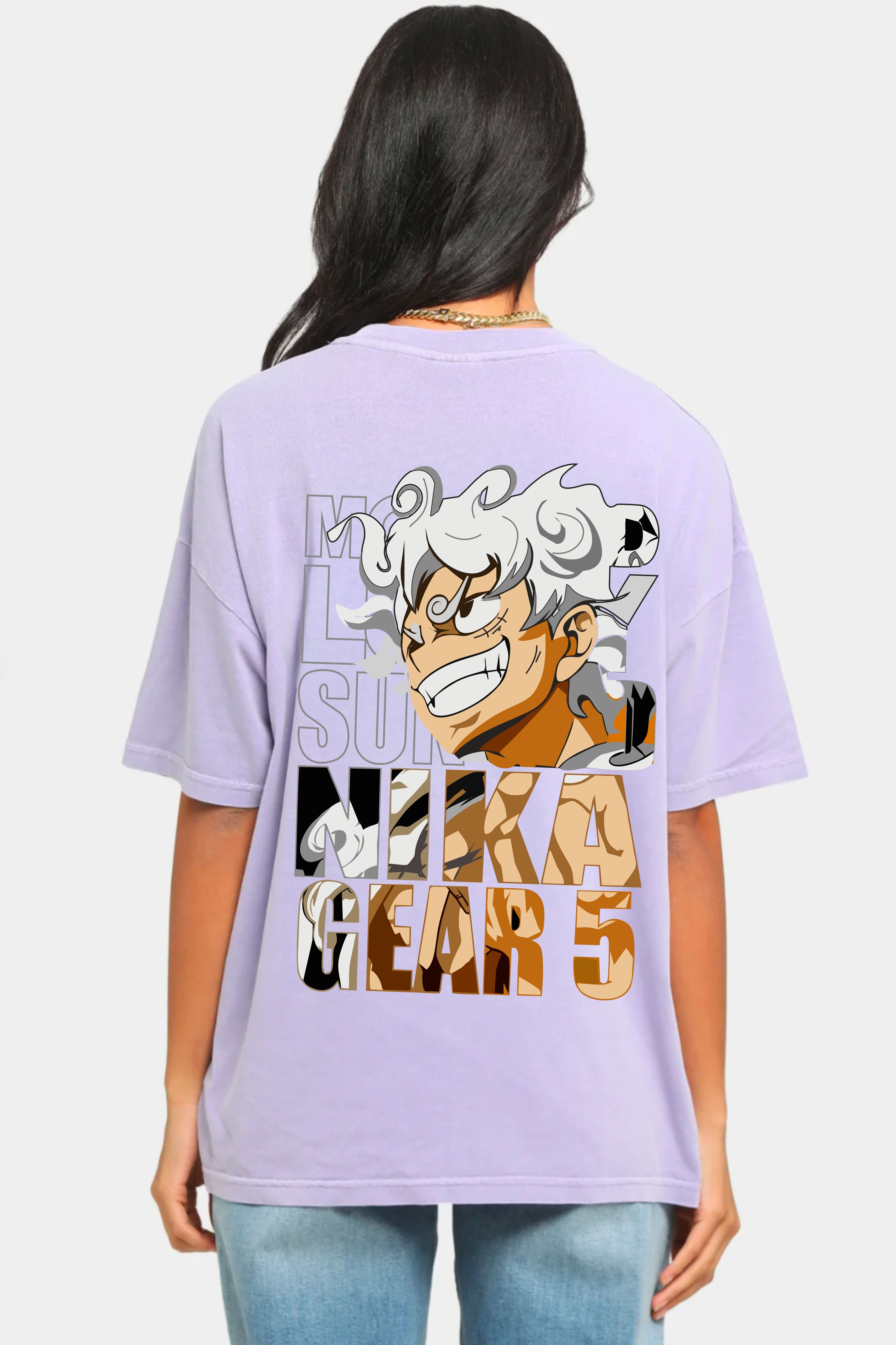 Anime printed oversize T-shIrt