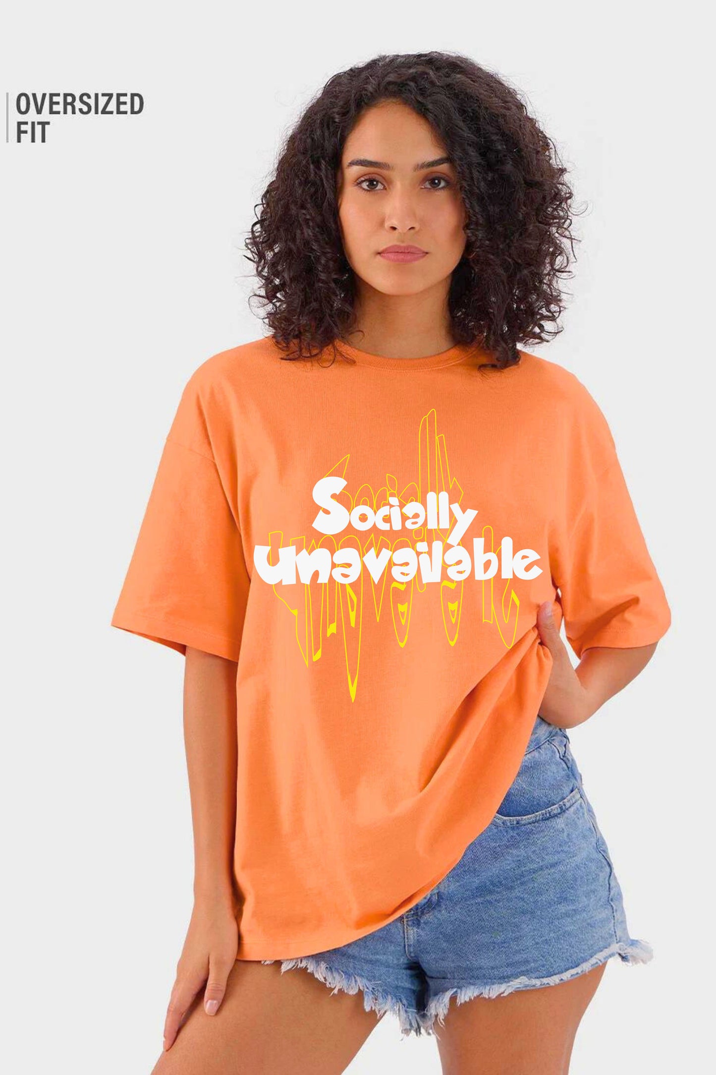 Socially Oversize T-shirt for women