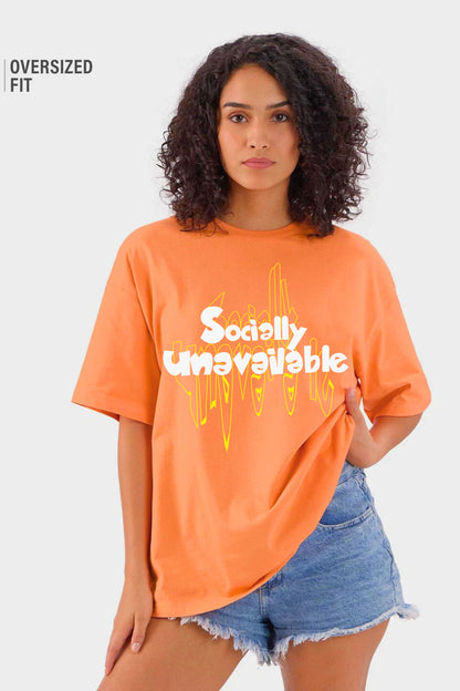 Socially Oversize T-shirt for women