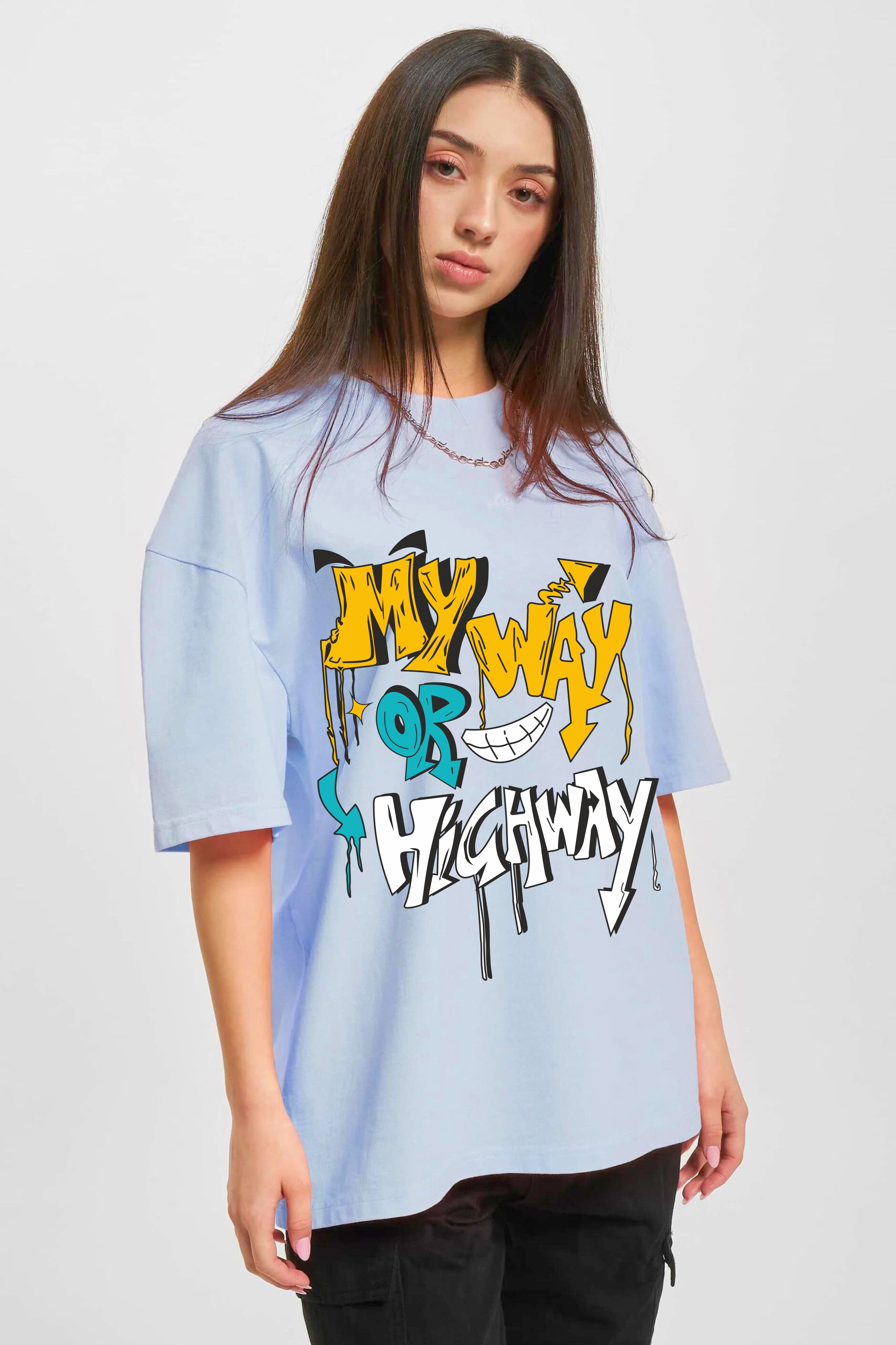My Way Printed Oversize T-shirt