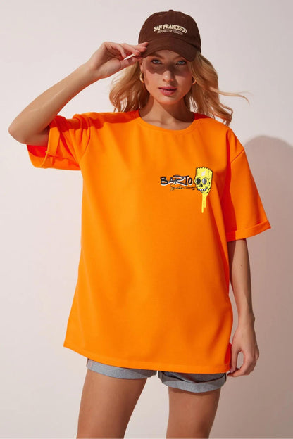 Barto Graphic Printed Oversized T-shirt