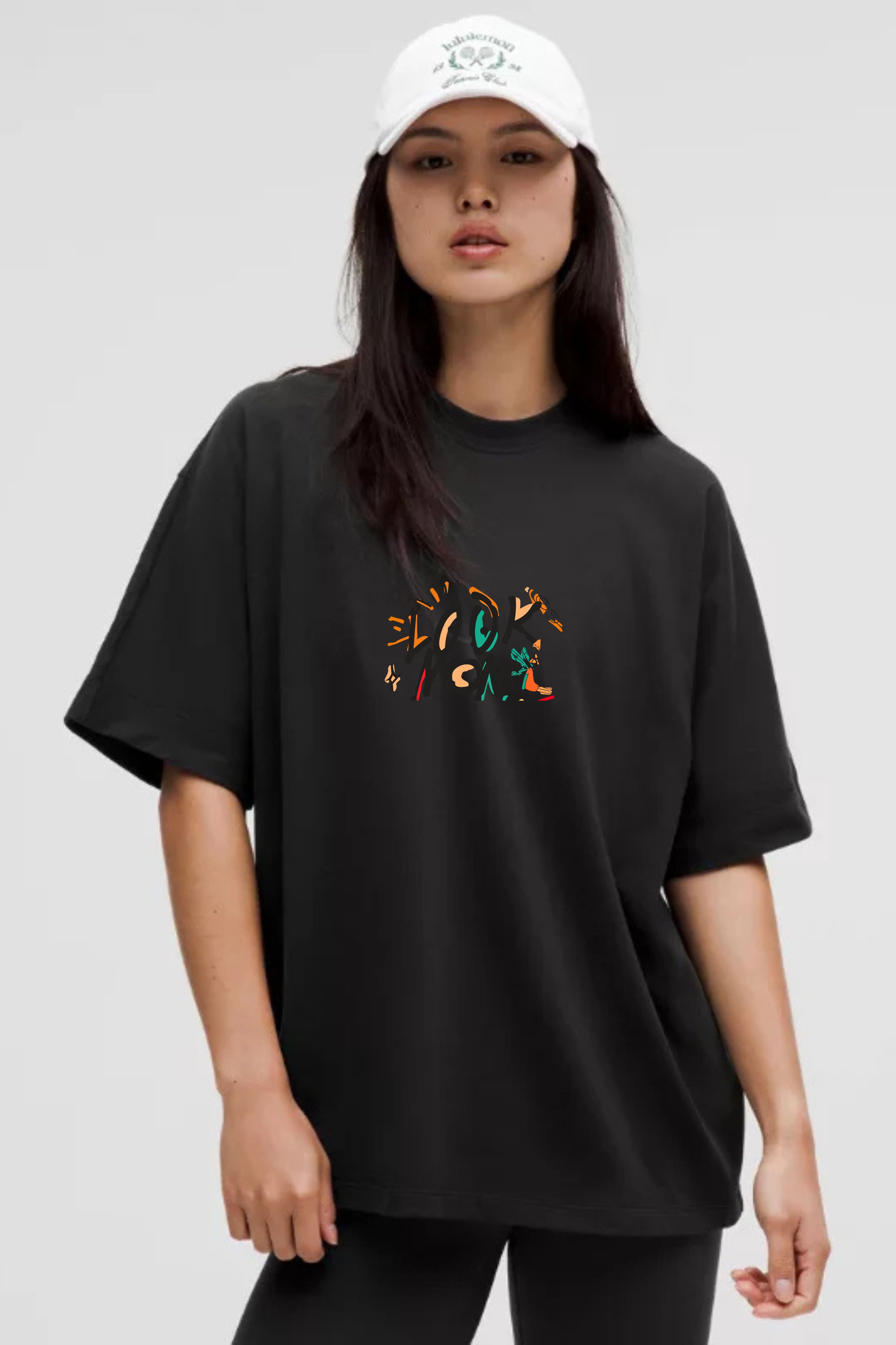 I can fly oversize printed T-shirt