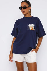 Anime printed oversize T-shIrt