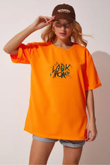 I can fly oversize printed T-shirt