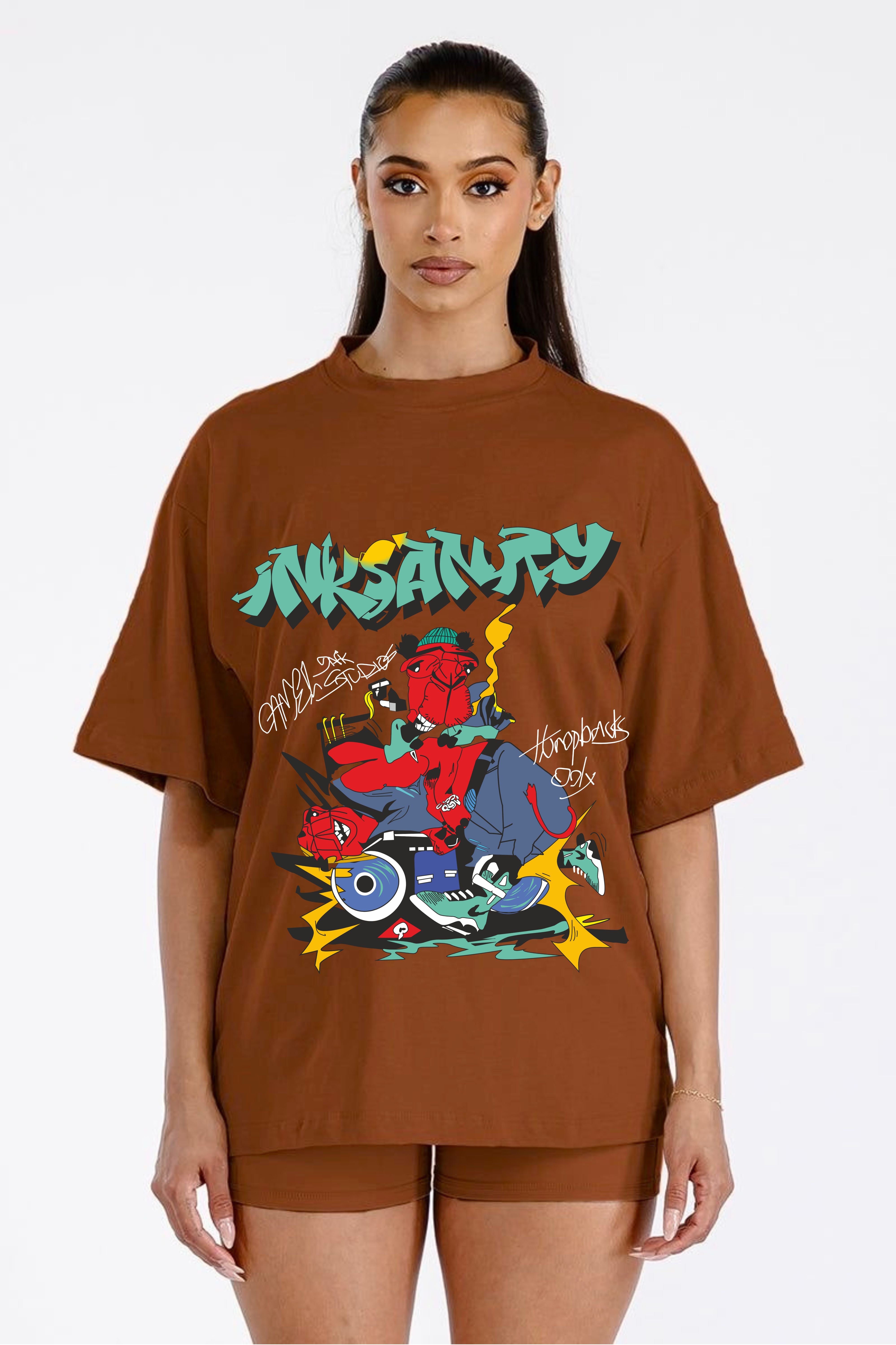 Inksankry Graphic Oversize T-shirt