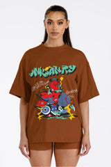 Inksankry Graphic Oversize T-shirt
