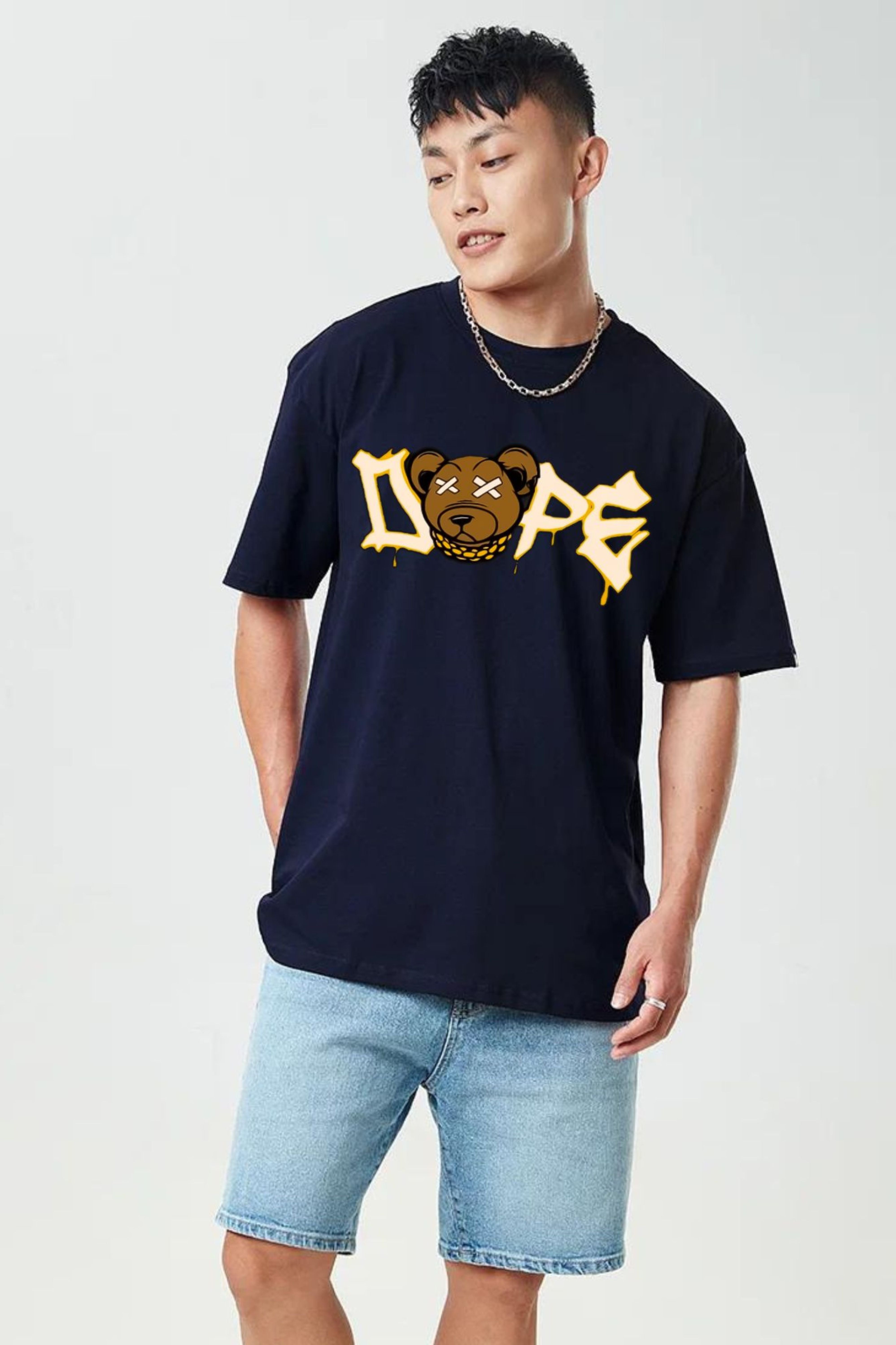 Dope teddy men oversized T-shirt