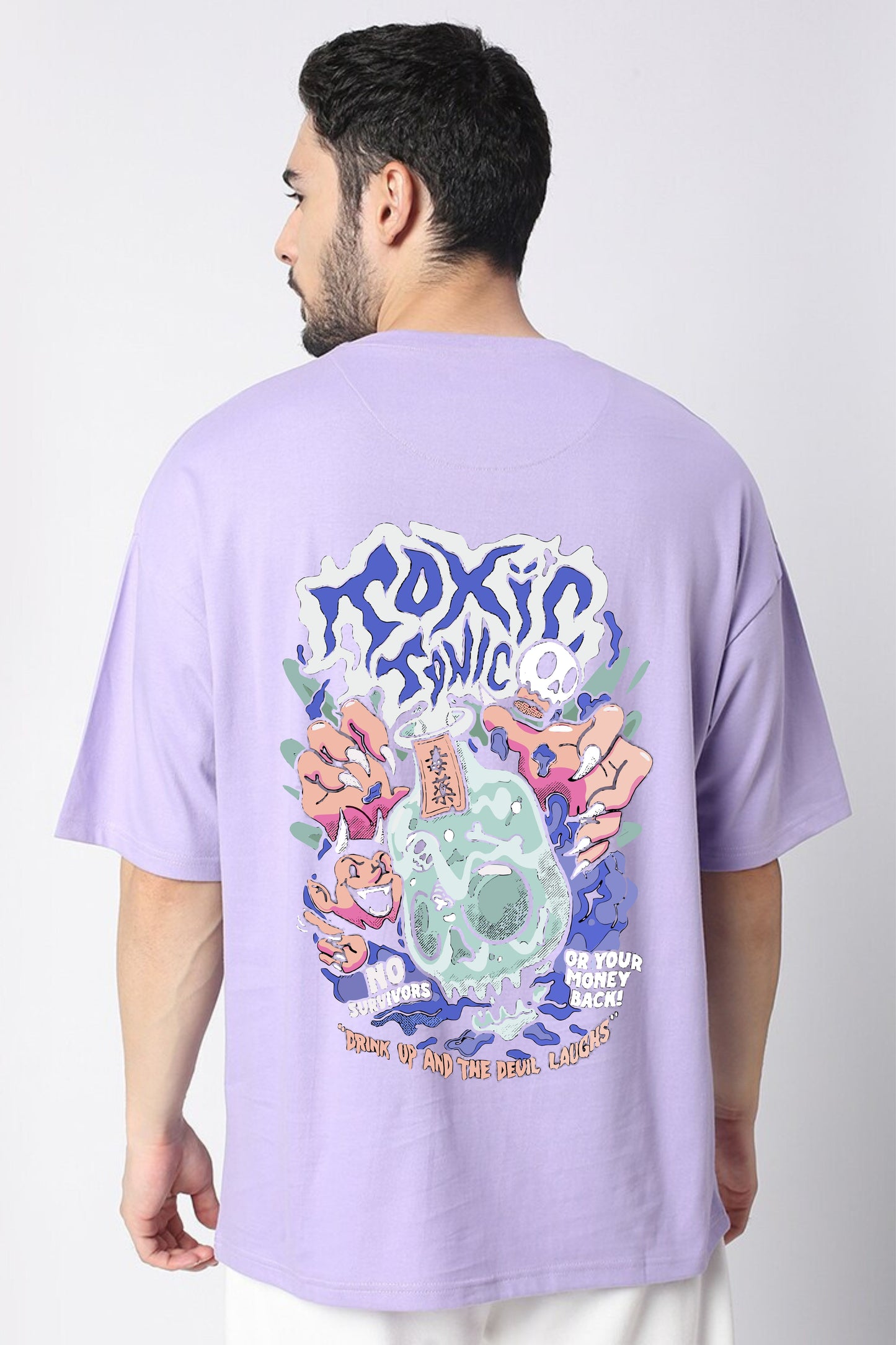 Toxic Printed Oversize T-shirt