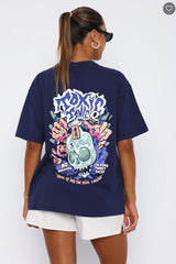 Toxic Tonic Printed Oversized  T-shirt