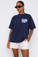 Toxic Tonic Printed Oversized  T-shirt