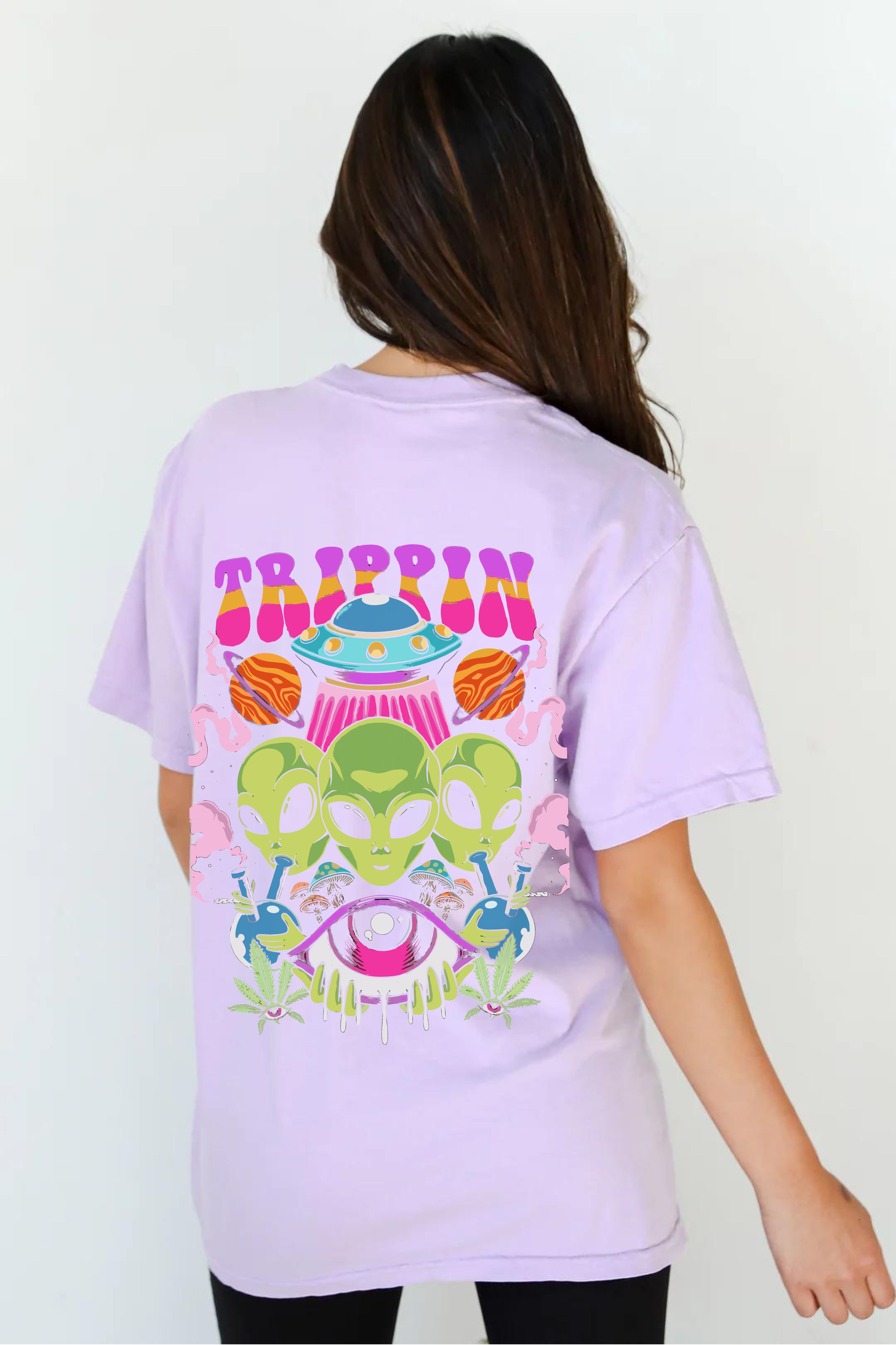 Trippinggggg Oversized T-shirt for women