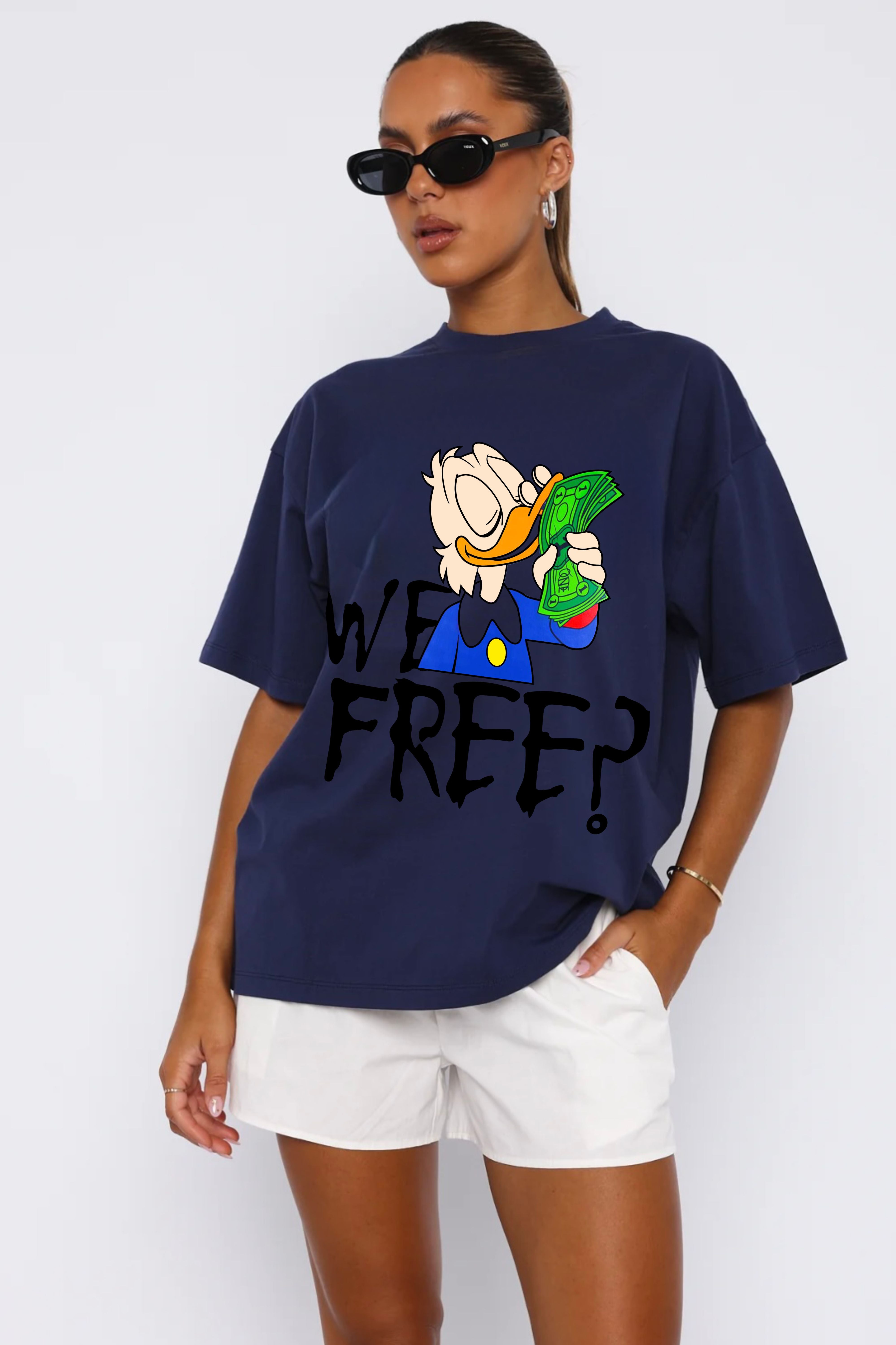 We Free printed Oversized T-shirt