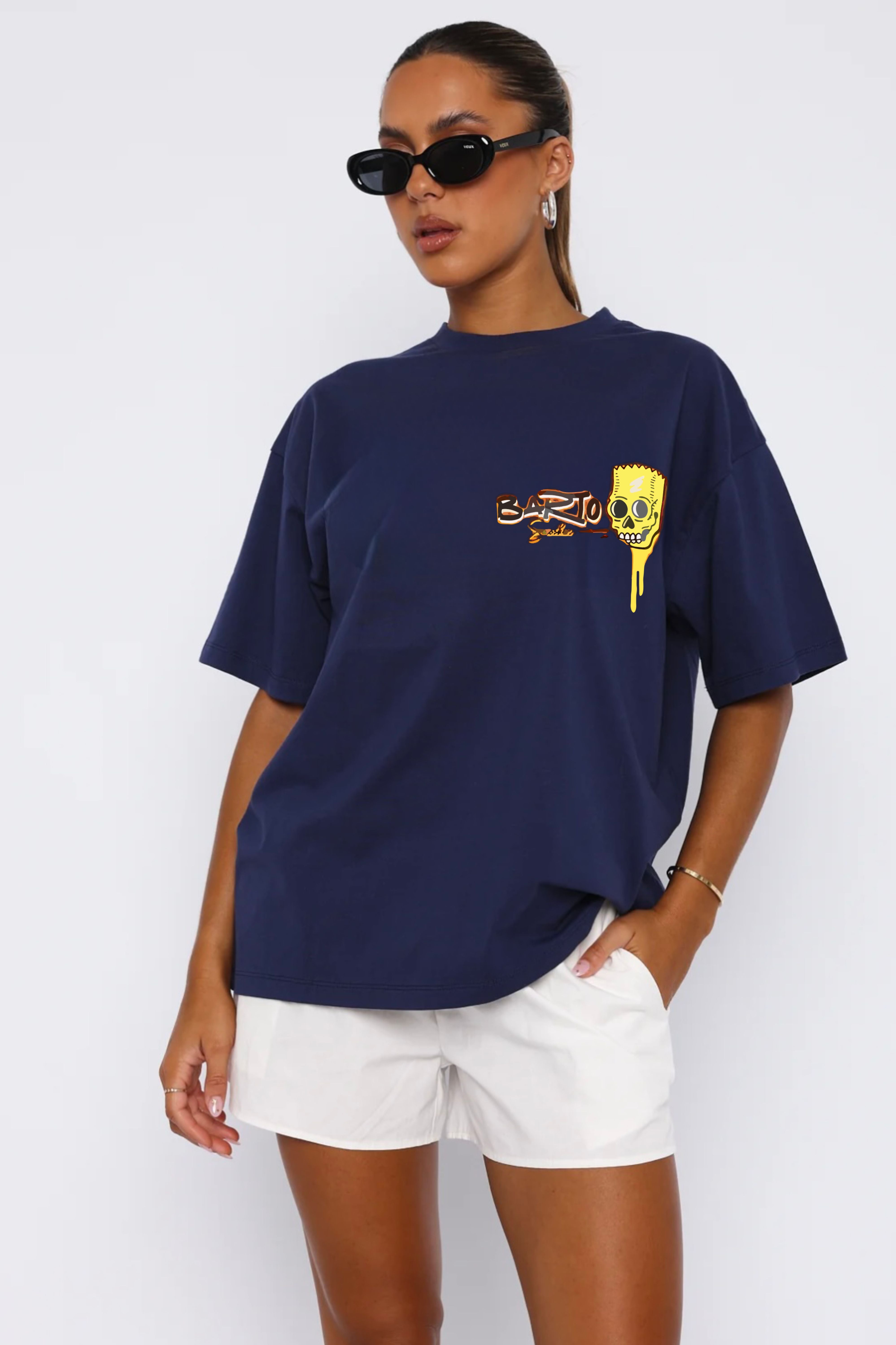 Barto Graphic Printed Oversized T-shirt