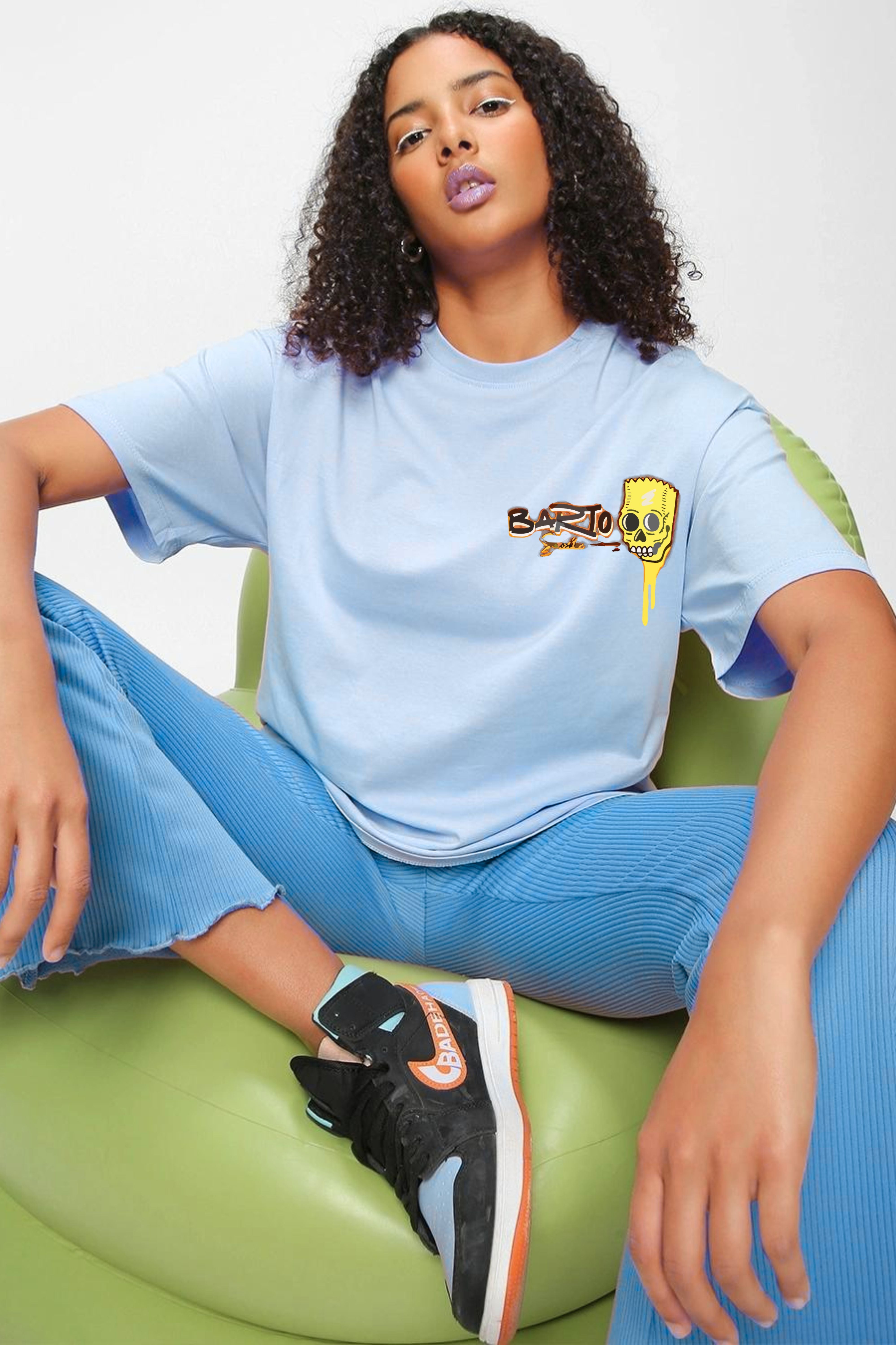 Barto Graphic Printed Oversized T-shirt