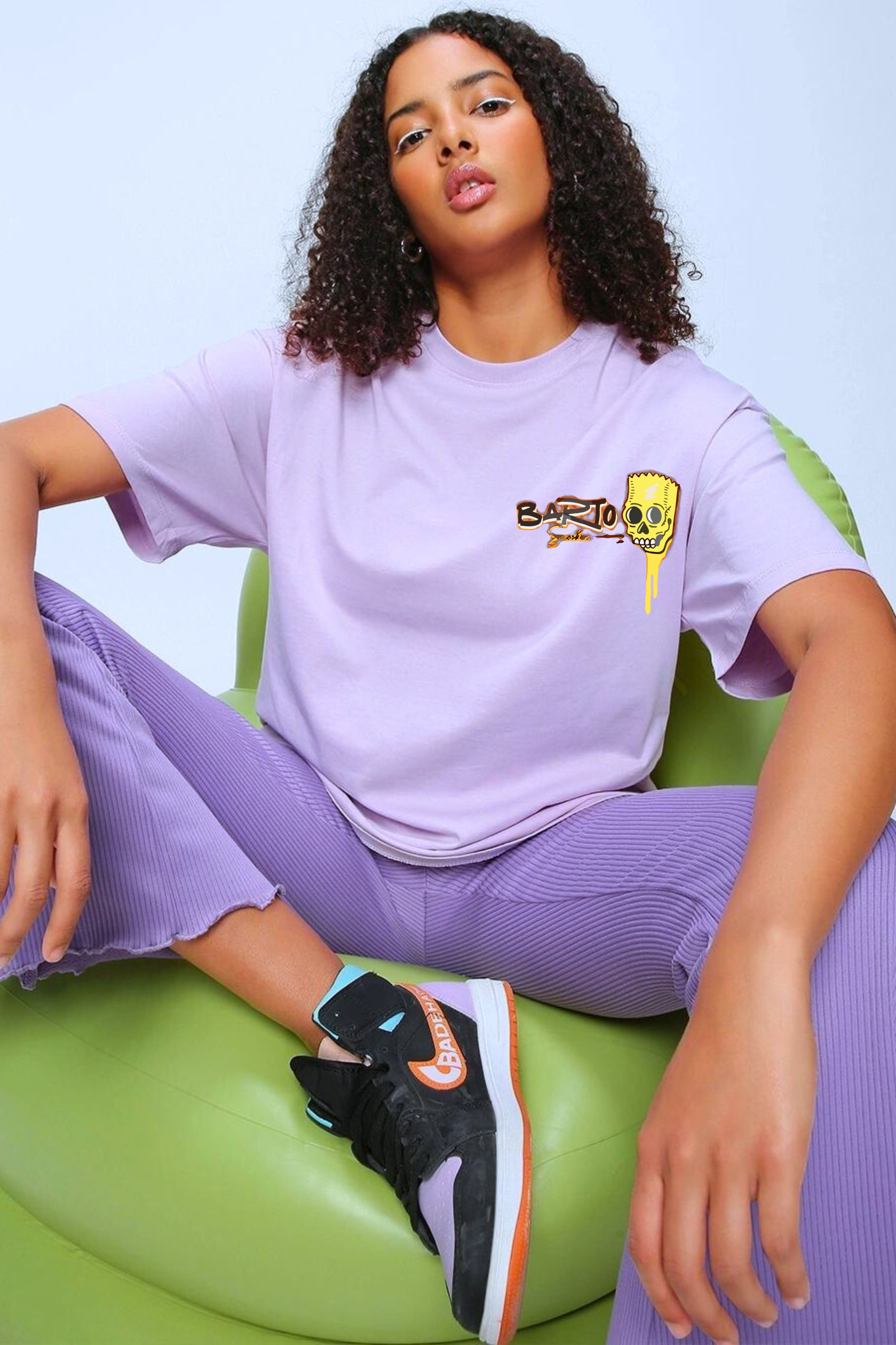 Barto Graphic Printed Oversized T-shirt