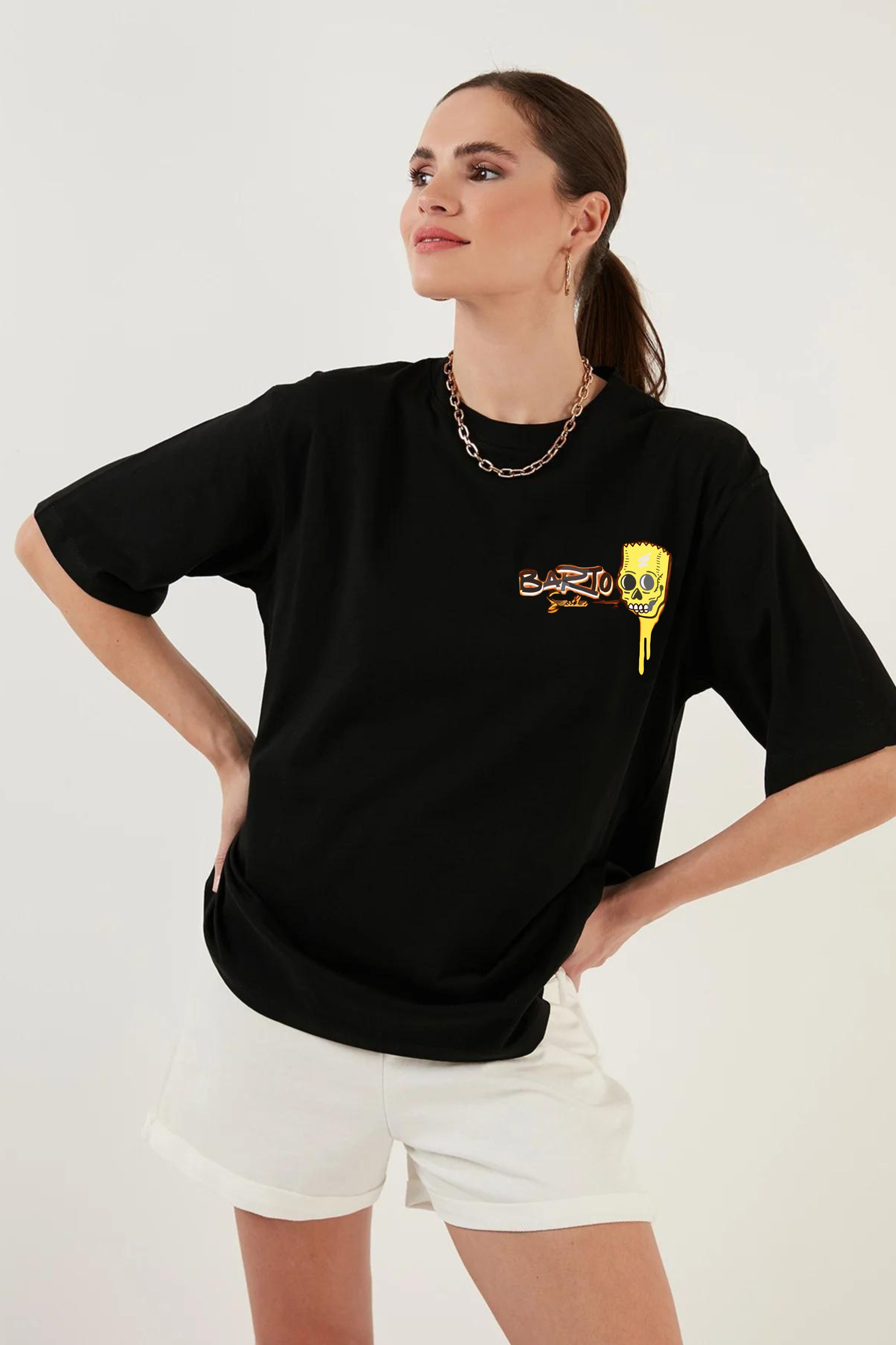 Barto Graphic Printed Oversized T-shirt