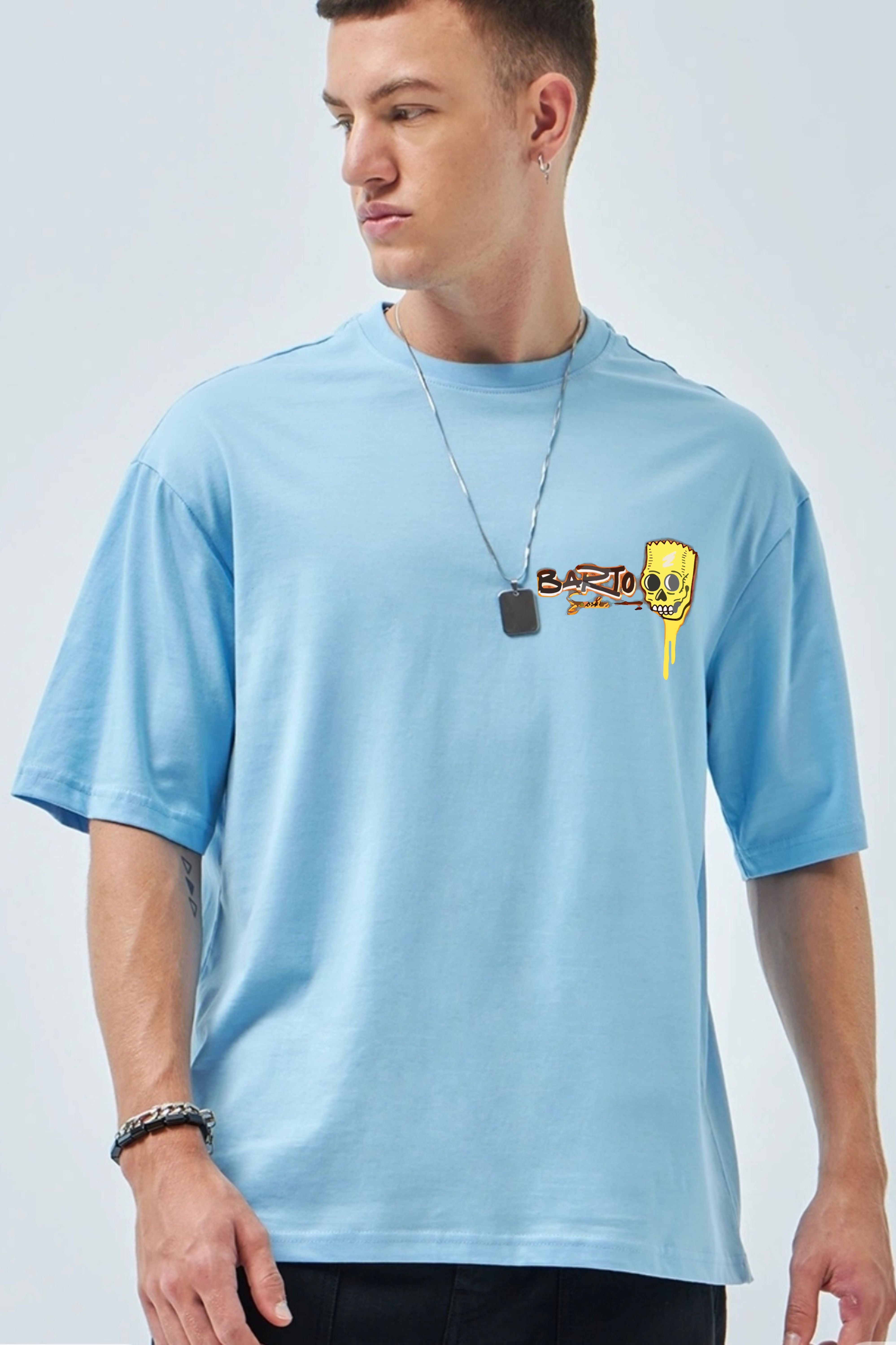 Barto Oversize Printed T-shirt for  men