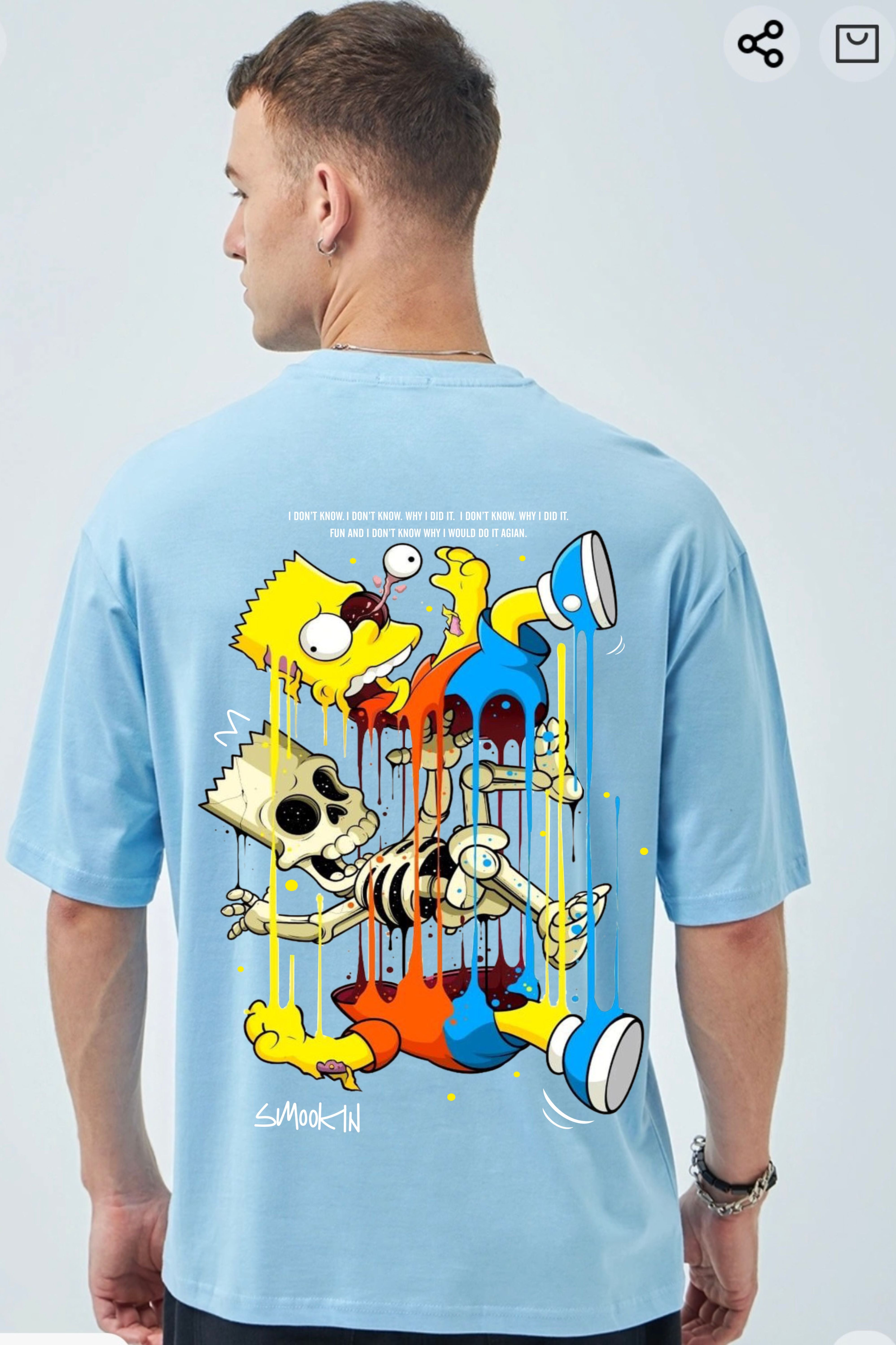 Barto Oversize Printed T-shirt for  men