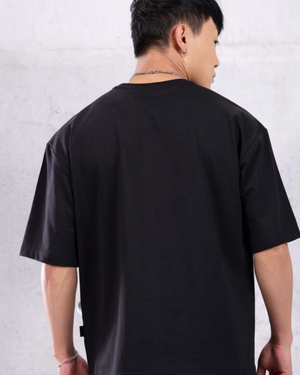 Basic Black Oversize T-shirt for men